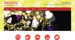Desktop Screenshot of dianasjewelers-satx.com
